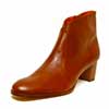 bottines femme grande taille du 40 au 48, cuir lisse marron, talon de 5 à 6 cm, mode bottines bottillons, automne