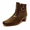 bottines femme grande taille du 40 au 48, cuir lisse noir, talon de 3 à 4 cm, habillee confort, automne