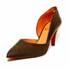 escarpins femme grande taille du 40 au 48, cuir lisse noir, talon de 7 à 8 cm, bout pointu escarpin talon haut mode talon haut habillee, toutes saisons