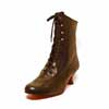 bottines femme grande taille du 40 au 48, cuir lisse noir, talon de 5 à 6 cm, mode gay bottines bottillons fantaisie, hiver