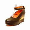 escarpins femme grande taille du 40 au 48, cuir lisse multicolore noir or, talon de  9 cm et plus, à patins mode talons compensés fantaisie, toutes saisons