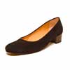 trotteurs femme grande taille du 40 au 48, velours noir, talon de 3 à 4 cm, confort pied large, toutes saisons
