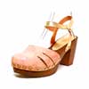 sabots femme grande taille du 40 au 48, métallisées beige metallise or, talon de  9 cm et plus, à patins mode talon haut sandales talons hauts, chaussures pour l&#039;été