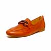 mocassins femme grande taille du 40 au 48, cuir lisse marron, talon de 0,5 à 2 cm, mode plates souples confort, toutes saisons