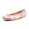ballerines femme grande taille du 40 au 48, cuir lisse violet, talon de 0,5 à 2 cm, mode plates souples detente ballerines plates, toutes saisons