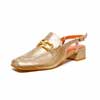 sandales femme grande taille du 40 au 48, serpent or, talon de 3 à 4 cm, mode tendance habillee detente, chaussures pour l&#039;été