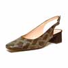 sandales femme grande taille du 40 au 48, serpent gris noir, talon de 5 à 6 cm, mode habillee, chaussures pour l&#039;été