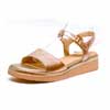 sandalettes femme grande taille du 40 au 48, cuir lisse platine, talon de 3 à 4 cm, confort detente talons compensés, chaussures pour l&#039;été
