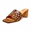 mules femme grande taille du 40 au 48, métallisées metallise multicolore noir, talon de 7 à 8 cm, mode tendance sandales talons hauts detente fantaisie, toutes saisons
