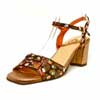 sandales femme grande taille du 40 au 48, métallisées multicolore noir, talon de 7 à 8 cm, habillee sandales talons hauts, chaussures pour l&#039;été