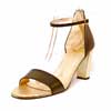 sandales femme grande taille du 40 au 48, cuir lisse noir platine, talon de 7 à 8 cm, mode talon haut habillee sandales talons hauts, chaussures pour l&#039;été