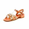 sandalettes femme grande taille du 40 au 48, métallisées metallise or, talon de 3 à 4 cm, detente, chaussures pour l&#039;été
