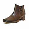 bottines femme grande taille du 40 au 48, cuir lisse noir, talon de 3 à 4 cm, mode tendance habillee souples, automne