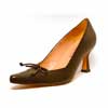 escarpins femme grande taille du 40 au 48, cuir lisse noir, talon de 7 à 8 cm, bout pointu escarpin talon haut mode tendance habillee, toutes saisons