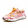 basket femme grande taille du 40 au 48, nubuck multicolore rose, talon de 3 à 4 cm, mode tendance plates, toutes saisons