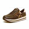 basket femme grande taille du 40 au 48, cuir grainé noir, talon de 3 à 4 cm, mode tendance plates detente, toutes saisons