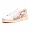 basket femme grande taille du 40 au 48, cuir lisse blanc, talon de 3 à 4 cm, mode plates detente, toutes saisons