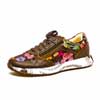 basket femme grande taille du 40 au 48, cuir grainé multicolore noir, talon de 3 à 4 cm, mode tendance plates, toutes saisons