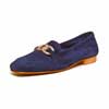 mocassins femme grande taille du 40 au 48, velours bleu, talon de 0,5 à 2 cm, plates souples confort, toutes saisons
