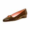 trotteurs femme grande taille du 40 au 48, vernis noir, talon de 0,5 à 2 cm, bout pointu mode habillee, toutes saisons