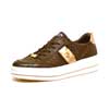 basket femme grande taille du 40 au 48, cuir lisse noir, talon de 3 à 4 cm, mode tendance plates confort detente, toutes saisons