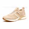 basket femme grande taille du 40 au 48,  beige, talon de 3 à 4 cm, mode detente, chaussures pour l&#039;été