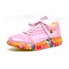 basket femme grande taille du 40 au 48, métallisées multicolore rose, talon de 3 à 4 cm, mode tendance plates, toutes saisons