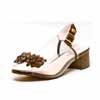 sandales femme grande taille du 40 au 48,  noir, talon de 5 à 6 cm, de soiree mode tendance habillee, chaussures pour l&#039;été