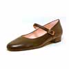 ballerines femme grande taille du 40 au 48, cuir lisse noir, talon de 0,5 à 2 cm, mode, toutes saisons