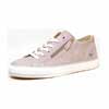 basket femme grande taille du 40 au 48, simili cuir gris, talon de 0,5 à 2 cm, plates detente, toutes saisons