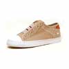 basket femme grande taille du 40 au 48, toile beige kaki, talon de 0,5 à 2 cm, mode tendance plates detente, chaussures pour l&#039;été