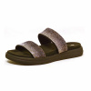 mules femme grande taille du 40 au 48, à paillettes noir, talon de 3 à 4 cm, mode sandales plates confort detente fantaisie, toutes saisons