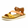 sandalettes femme grande taille du 40 au 48, cuir lisse multicolore, talon de 3 à 4 cm, plates sandales plates confort detente, chaussures pour l&#039;été