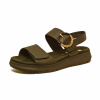 sandalettes femme grande taille du 40 au 48, cuir lisse noir, talon de 3 à 4 cm, mode sandales plates confort detente, chaussures pour l&#039;été