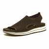 sandalettes femme grande taille du 40 au 48,  noir, talon de 3 à 4 cm, mode tendance confort detente, chaussures pour l&#039;été