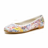 ballerines femme grande taille du 40 au 48, cuir lisse multicolore, talon de 0,5 à 2 cm, mode ballerines plates, chaussures pour l&#039;été
