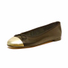 ballerines femme grande taille du 40 au 48, cuir lisse noir, talon de 0,5 à 2 cm, mode ballerines plates, chaussures pour l&#039;été