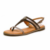sandalettes femme grande taille du 40 au 48, satin bronze noir, talon de 0,5 à 2 cm, sandales plates detente, chaussures pour l&#039;été