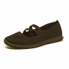 ballerines femme grande taille du 40 au 48,  noir, talon de 0,5 à 2 cm, plates souples confort detente, chaussures pour l&#039;été