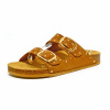 mules femme grande taille du 40 au 48, velours marron, talon de 0,5 à 2 cm, plates confort detente, chaussures pour l&#039;été