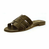 mules femme grande taille du 40 au 48, vernis noir, talon de 0,5 à 2 cm, sandales plates detente, toutes saisons