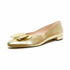 ballerines femme grande taille du 40 au 48, cuir lisse platine or, talon de 0,5 à 2 cm, bout pointu mode tendance habillee, toutes saisons