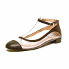 ballerines femme grande taille du 40 au 48, cuir lisse noir, talon de 0,5 à 2 cm, mode habillee, chaussures pour l&#039;été