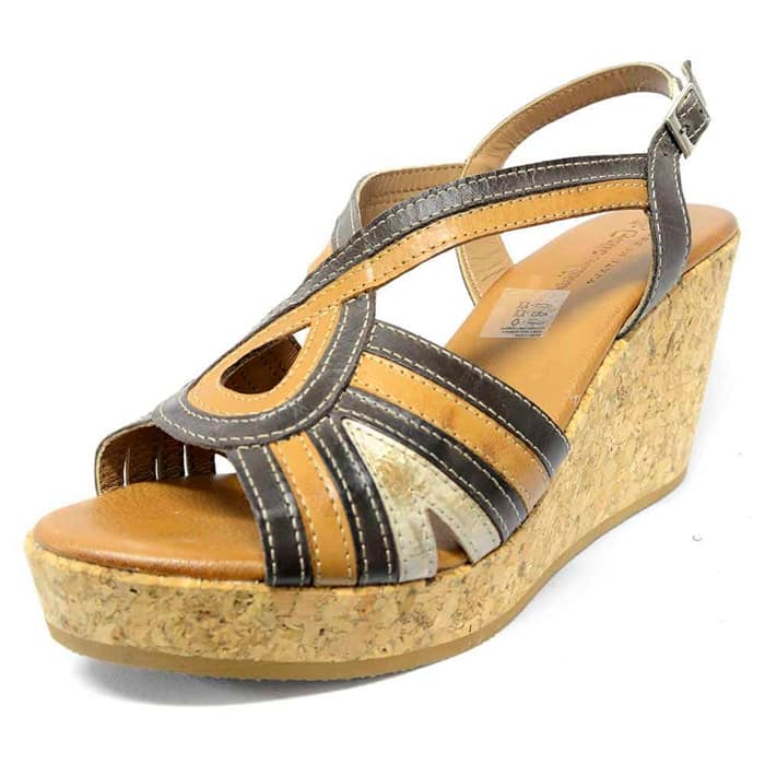 sandales femme grande taille du 40 au 48, cuir lisse multicolore, talon de 7 à 8 cm, à patins mode tendance sexy talons compensés, chaussures pour l'été