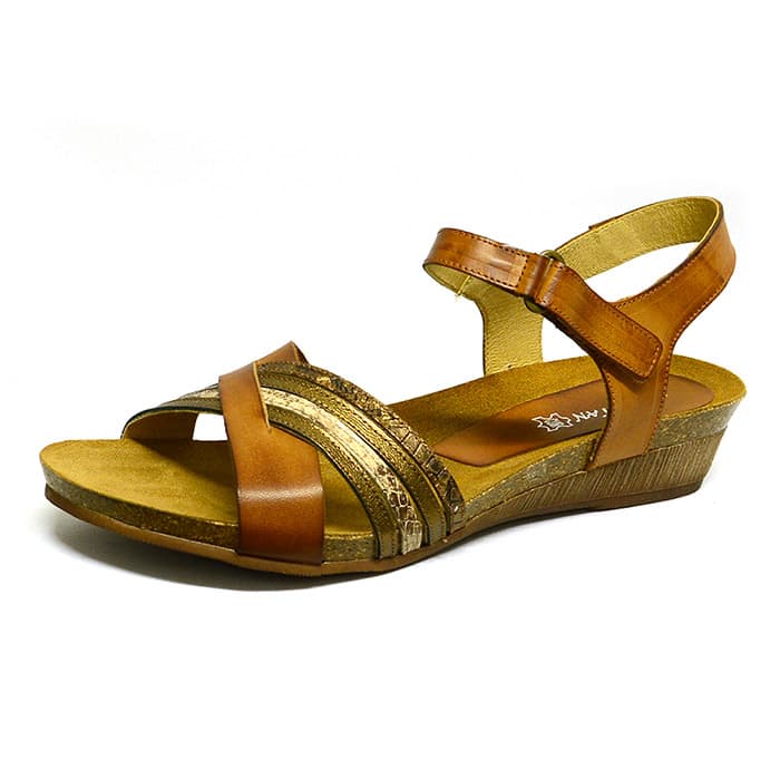 sandalettes femme grande taille du 40 au 48, cuir lisse marron multicolore, talon de 3 à 4 cm, confort detente, chaussures pour l'été