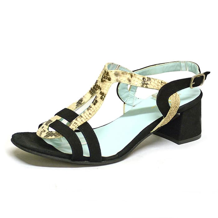 sandales femme grande taille du 40 au 48, serpent gris noir, talon de 5 à 6 cm, habillee, chaussures pour l'été