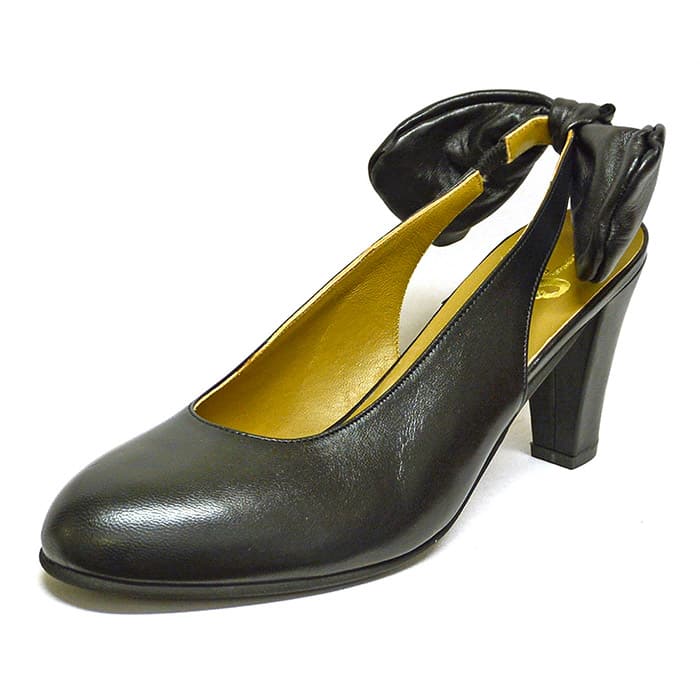 sandales femme grande taille du 40 au 48, cuir lisse noir, talon de  9 cm et plus, mode talon haut habillee sandales talons hauts, toutes saisons