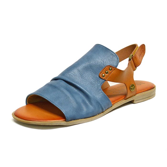 sandales femme grande taille du 40 au 48, simili cuir bleu marron, talon de 0,5 à 2 cm, plates sandales plates detente, chaussures pour l'été