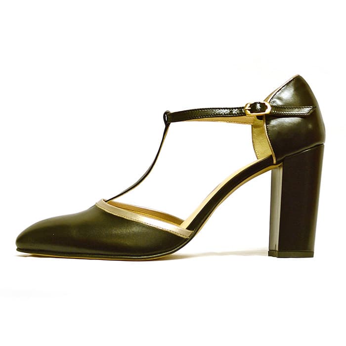 sandales femme grande taille du 40 au 48, cuir lisse noir, talon de  9 cm et plus, mode talon haut habillee sandales talons hauts, chaussures pour l'été