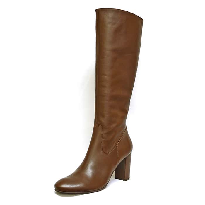 bottes femme grande taille du 40 au 48, cuir lisse marron, talon de  9 cm et plus, mode talon haut habillee bottes talons hauts, hiver